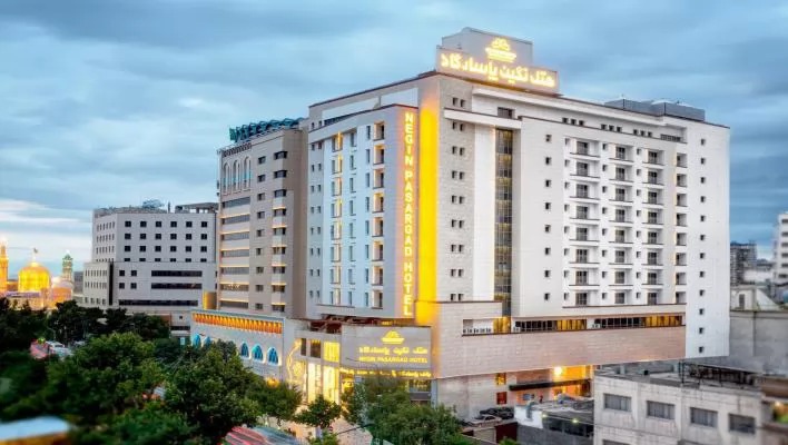 عکس هتل نگین پاسارگارد مشهد و فاصله تا حرم