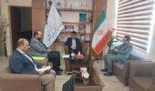 دیدارمسئول بنیاد علوی استان آذربایجان شرقی با فرماندار شهرستان هشترود